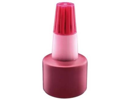 Tinta para Carimbo WONDAY Conteúdo: 30 Ml Vermelho