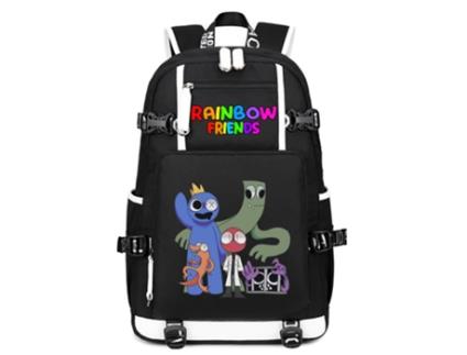 KOHREE Conjunto de Três Peças de Mochila de Estudante Rainbow Friends