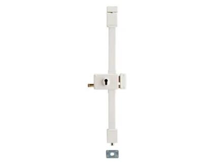 Fechadura Horizontal THIRARD Horga 3 Pontos Perfil Europeu Puxador Reto Branco