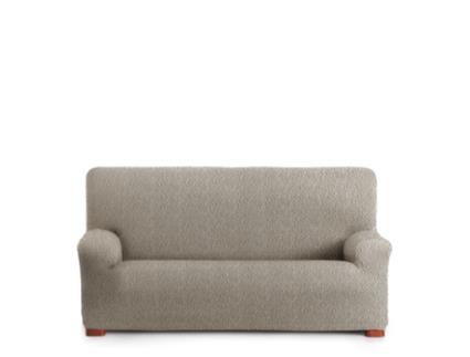 Capa para Sofá Bielástica Adaptável Roc 4 Lugares 210-290 Cm Linho VIPALIA