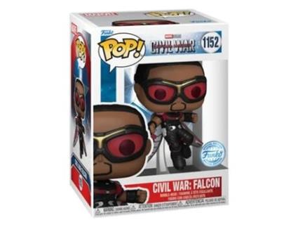 Figura Funko CAPTAIN AMERICA: Guerra Civil Falcão Us Build-A-Scene Pop! Vinil