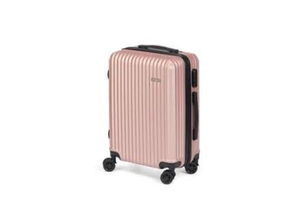 Mala de Cabine Cor de Rosa 38 X 57 X 23 Cm Riscas BIGBUY HOME