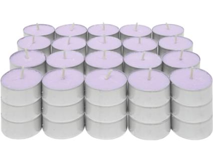 Velas Perfumadas para Chá Vela para Aquecedor de Chá Tealight Duração de 4 5 Horas Cheiro de Lavanda COM-FORT HOUSE
