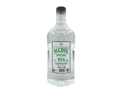 Aguardente Orujo AGUARDIENTE ALCOOL SPÉCIAL 95 Aguardiente Alcool Spécial 95 Garrafa Especial (3 L - 1 Unidade)