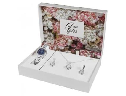 Conjunto Relógio + Joalharia GINA TAYLOR