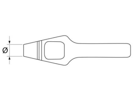 Sacabocados de ponte DIN 7200 forma A (21 mm) PAFFRATH