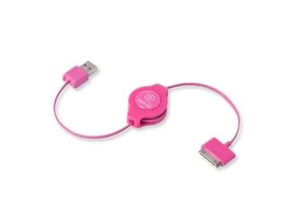 Cabo Euipodusbpk Telemóvel Usb para Apple RETRAK Rosa