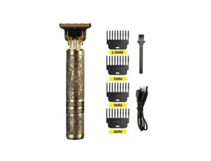 Máquina HHZ para Cabelo Recarregavél Dourado