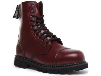 Botas de Homem GRINDERS Pele Vermelho (41)