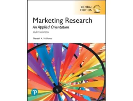 Livro Marketing Research An Applied Orientation de Naresh K Malhotra (Inglês)