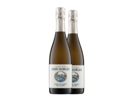 Espumante ZEHN MORGEN Blanc de Blancs Chardonnay Brut Nature Nahe (0.75 L - 2 Unidades)