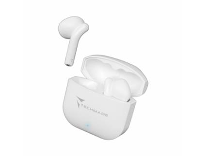 Auriculares Tm Wh Cuffia Wireless In TECHMADE Bluetooth Branco