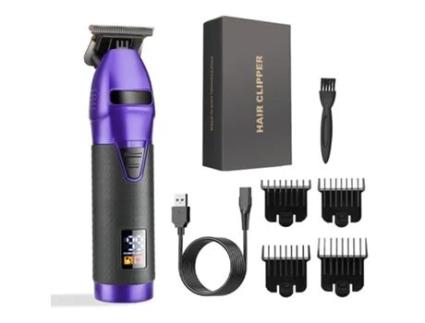 Máquina Cortar Cabelo TRUMSEN-AG S11 ?Roxo Preto