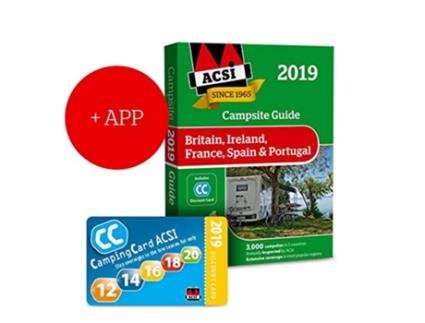 Livro Campsite Guide APP 2019 de Acsi Publishing Bv (Inglês)