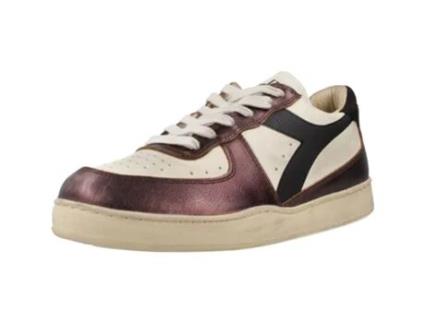 Sapatilhas de Mulher DIADORA HERITAGE Low Dirty Tecido Castanho (38)