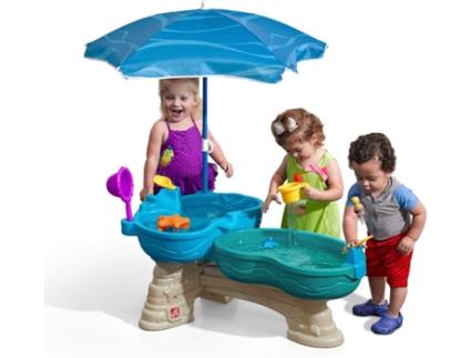 Mesa de Água de Brincar STEP2 Kids Fun Outdoor Spill & Splash Seaway