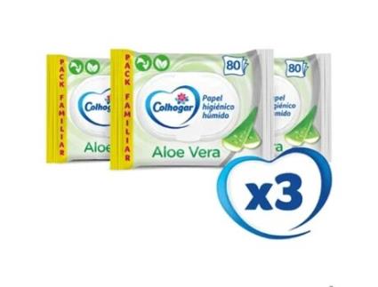 Papel Higiénico Húmido Aloe Vera COLHOGAR