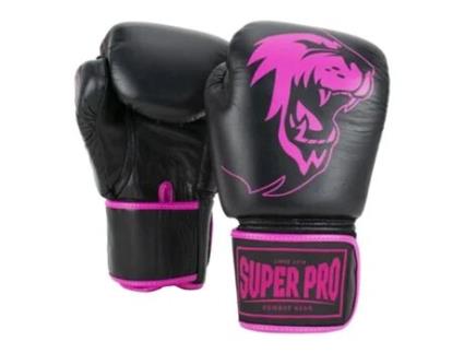 Luvas de Boxe em Pele SUPER PRO Warrior