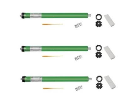 MOTIC Pack 3-Radio Mot 50- Motor para Persianas e Toldos com Comando À Distância para Tubo Octogonal de 60 Mm para Persianas e Toldos Inclui Coman