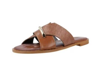 Sapatos de Mulher CARYATIS Tecido Castanho (38)