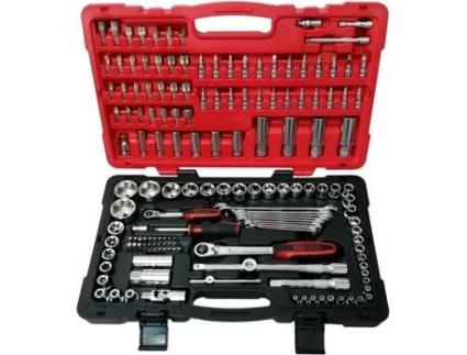 Caixa de Soquete -1/4- 1/2 -Ultimate 151 Peças Ks Tools 922.0751 Maleta de Ferramentas KSTOOLS