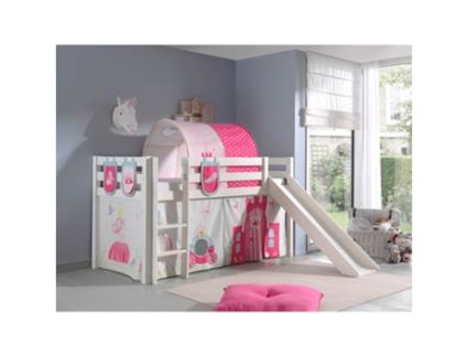 Estrado Vipack Mihigh Escorrega Capa PETITSMEUBLES Branco (209.4x217.3x114)