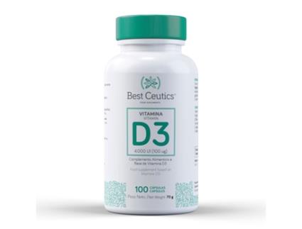 Vitamina D3 4000 UI 100 Cápsulas BEST CEUTICS