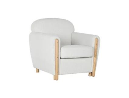 Poltrona HOME ESPRIT Branco 81 x 78 x 82 cm