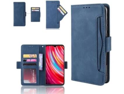 Capa + Película Oppo A53 / A32 HFS-HOUSE Carteira Azul