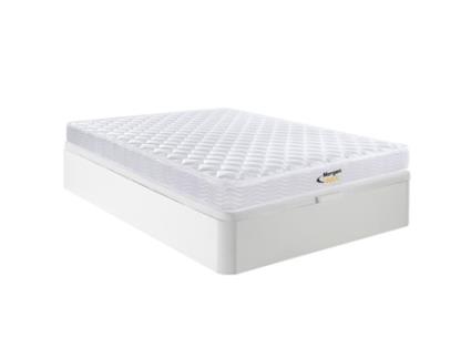 Sommier Cofre Wolkenlos MORGENGOLD Tecido Branco (140x190cm)