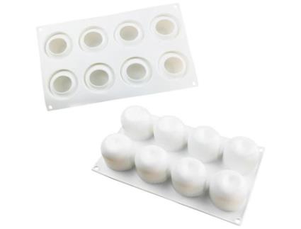 Moldes de Bolo Diy Molde de Silicone Molde Apple 3D Molde de Bolo para Doces Pirulito Chocolates Velas Geléiascd216707 SHLK