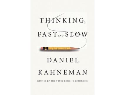 Livro Thinking, Fast and Slow de Daniel Kahneman (Inglês - Capa Dura)
