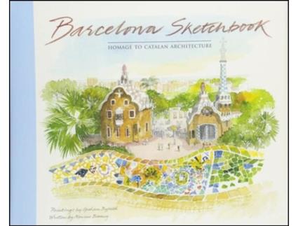 Livro Barcelona Sketchbook Homage to Catalan Architecture de Marcus Binney