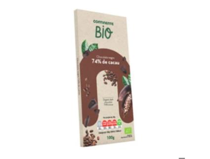Tablete de Chocolate Negro 74% CONTINENTE BIO
