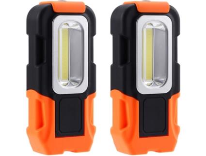 Conjunto de 2 Lanternas de Inspeção Cob para Emergências em Carros TUSERXLN