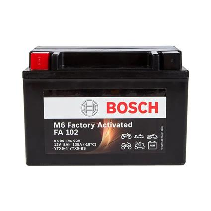 Bateria de Mota BOSCH Fa102 Ytx9-Bs 12V 8Ah 120A