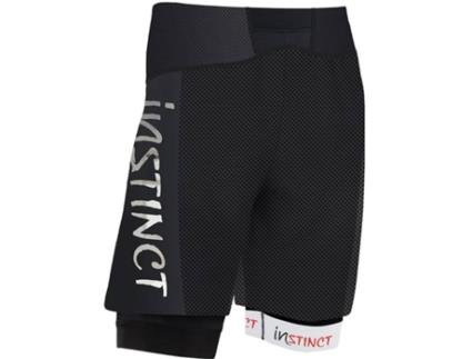 Calções para Homem INSTINCT TRAIL Ultra 2 In 1 Preto para Corrida (XL-XXL)