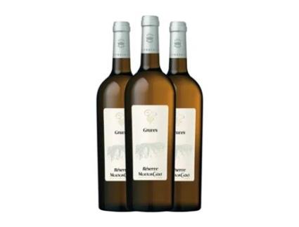 Vinho branco PHILIPPE DE ROTHSCHILD Mouton Cadet Blanc Graves Reserva (0.75 L - 3 Unidades)