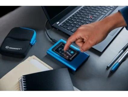 KINGSTON TECHNOLOGY Ironkey Vault Privacidade 80 3 84 Tb Azul