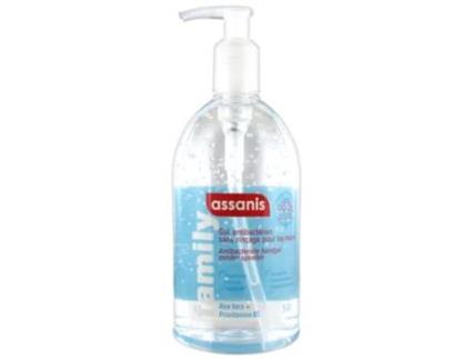 Gel Family sem enxágue antibacteriano 500 ml ASSANIS
