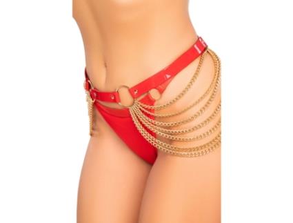 Conjunto de Lingerie KINKY DIVA Vermelho (XL) (S/L)
