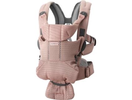 Porta Bebé BABYBJÖRN Mover Malha 3D Rosa Antiga