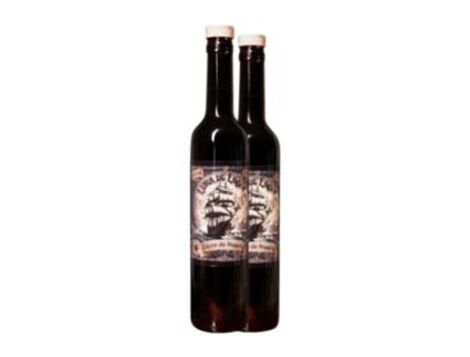 Licores AGUAGUANCHES Luna de Lobos Regaliz Garrafa Medium (0.5 L - 2 Unidades)