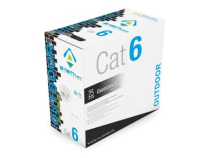 Cabo de Rede Rígido Utp Categoria 6 ALANTEC Kiu6Outz305 Preto 305 M