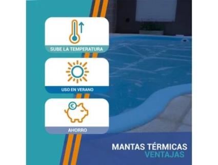 Capa Térmica Piscina Aquabubble Crystal Plus 500 2.50 X 12.00 M PISCIHOGAR
