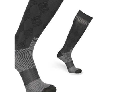 Meias Altas Multi Texture Tech Preto EU 43-46 SPRING REVOLUTION 2.0