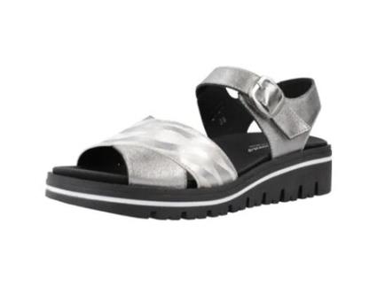 Sapatos de Mulher PIESANTO Tecido Prateado (37)