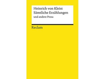 Livro Sämtliche Erzählungen de Heinrich von Kleist (Alemão)