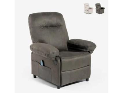 Cadeira de Relaxamento Reclinável com Massagem Usb e Apoio para Os Pés Noemi LE ROI DU RELAX
