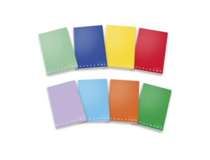 PIGNA 02298884F Caderno e Bloco A4 38 Folhas Multicolorido